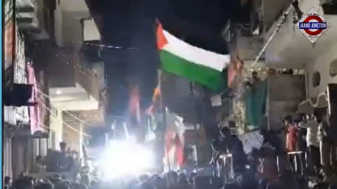Uttar Pradesh Police face criticism for arresting Muslim youth waving the Palestine flag during the Muharram procession