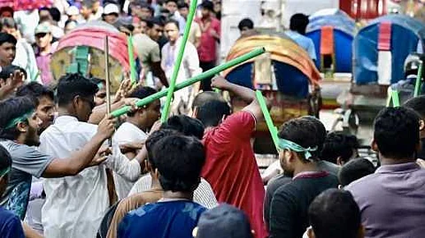 Ground report: Armed students attack, detain Sheikh Hasina's supporters in Dhaka