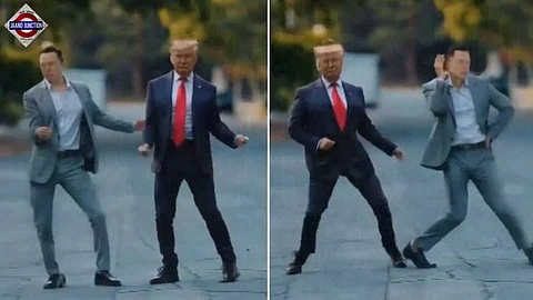 Elon Musk, Donald Trump groove to 'Stayin' Alive' in AI video with 80 million views