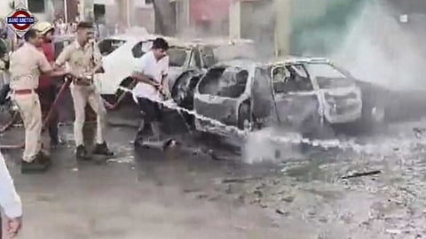 Tensions erupt in Udaipur after student stabbed in school, vehicles torched