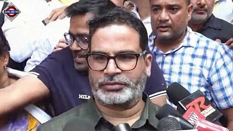 Jan Suraaj Party founder Prashant Kishor was detained by police at Patna's Gandhi Maidan early on Monday.