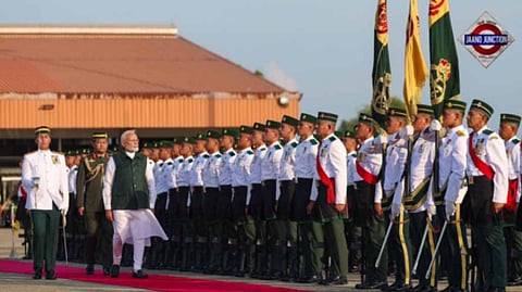 PM Modi arrives in Brunei
