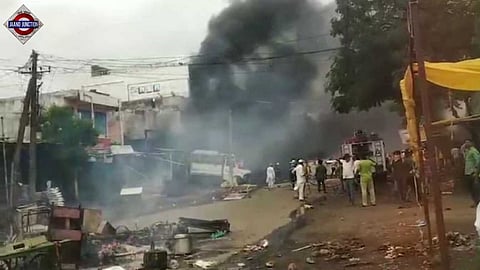 Incident led to violence in Asifabad; shops and houses burnt.