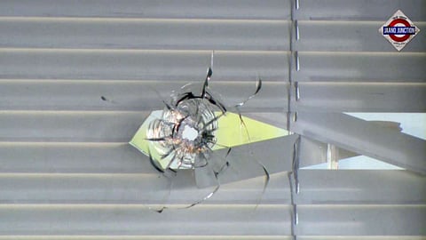 Police are investigating what appears to be gunfire damage overnight at a Democratic Party-coordinated campaign office for Vice President Kamala Harris.