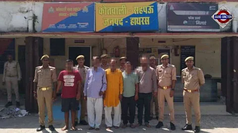 The accused arrested in connection with the murder of a student at a school in Hathras.