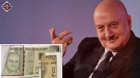 fake currency notes featuring Anupam Kher’s photo