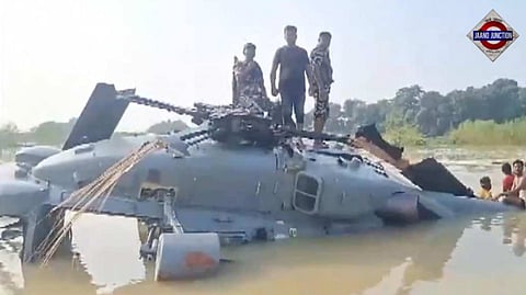 IAF helicopter on flood relief op makes emergency landing in Bihar’s Muzaffarpur