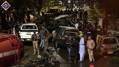 Two Chinese workers killed in blast outside Karachi airport