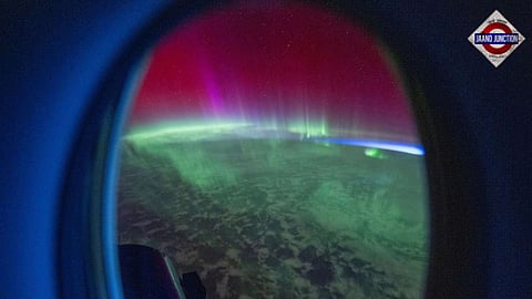 Astronaut Matthew Dominick, onboard the Dragon Endeavour spacecraft, filmed the phenomenon on October 8.