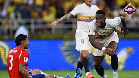 Colombia beat Chile 4-0.