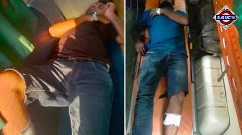 Sarfaraz and Faheem, two of the accused shot at in a police encounter on Thursday.