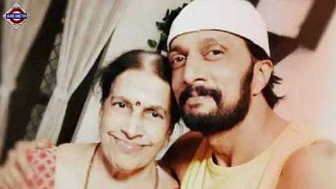 Kiccha Sudeep's mother Saroja Sanjeev passes away.