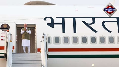 Prime Minister Narendra Modi emplanes for Kazan, Russia for a 2-day visit to attend the 16th BRICS Summit on Tuesday.