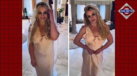Pop star Britney Spears married herself