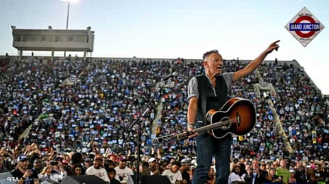 Bruce Springsteen calls Trump 'American tyrant' at Kamala Harris's rally