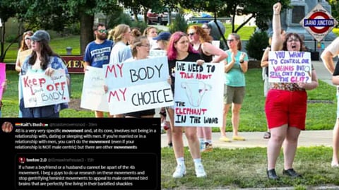 Women in US are now taking to the 4B movement after a Trump victory. Here they are vowing to say no to dating, sex, marriage and relationships.