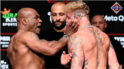 Mike Tyson slaps Jake Paul in final face-off ahead of blockbuster boxing bout