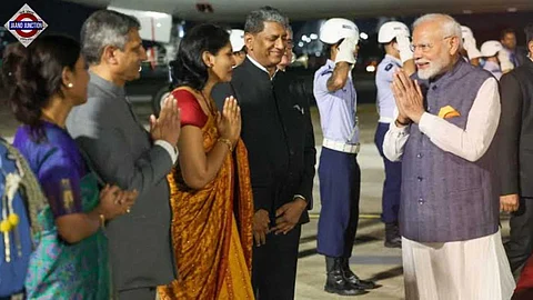 PM Modi arrives in Brazil for G20 Summit.
