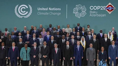 Delegates at the COP29 U.N. Climate Summit on November 12, 2024, in Baku, Azerbaijan