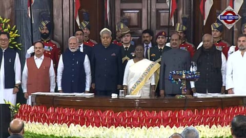 President Murmu, PM Modi launch Indian constitution in Sanskrit and Maithili on Constitution Day 2024