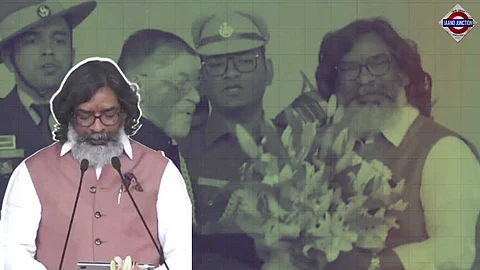 Hemant Soren took the oath as Jharkhand Chief Minister in a fourth time in a row.