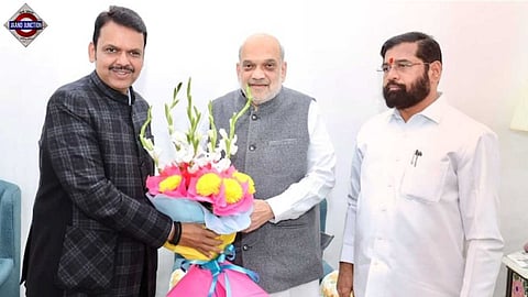 Mahayuti leaders return after 'positive' Delhi meet.