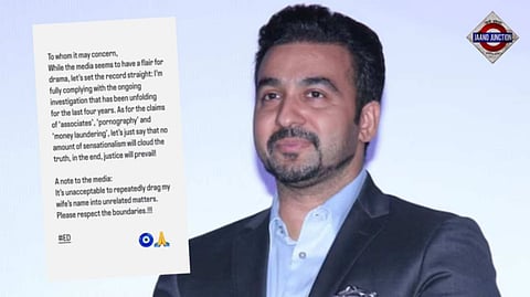 Sensationalism won't cloud truth: Raj Kundra on ED raids in porn racket case