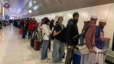 Indian passengers from Mumbai to Manchester were stranded in Kuwait for over 13 hours.