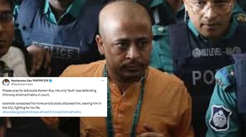 Arrested Hindu monk's lawyer attacked in Bangladesh, in ICU