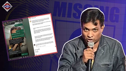 Sunil Pal found after wife files missing report.