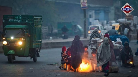 Delhi hits 3.2 degrees Celsius.