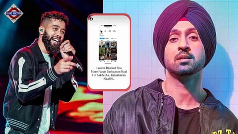 Diljit Dosanjh clarifies he never blocked AP Dhillon.