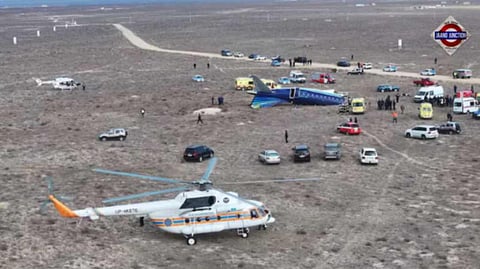 Plane with 72 on board crashes in Kazakhstan, over 40 feared dead