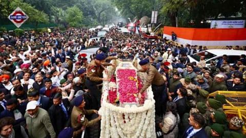 India bids farewell to Manmohan Singh, last rites conducted with state honours