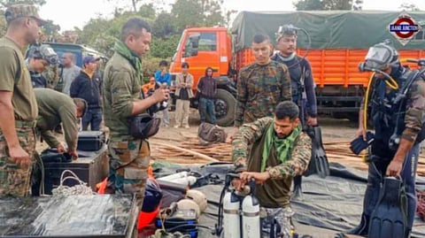 Water level hits 100 feet in Assam mine where 9 trapped, Navy divers deployed