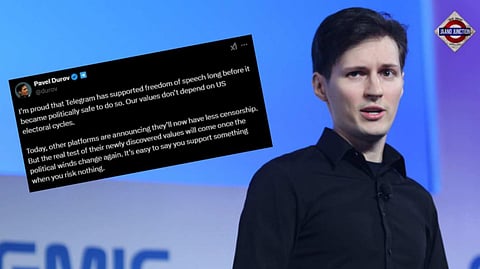 Russia-born Telegram CEO jabs Meta over free speech, Elon Musk drops a comment
