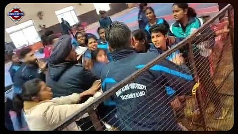 Women kabaddi players from Tamil Nadu attacked during match in Punjab.