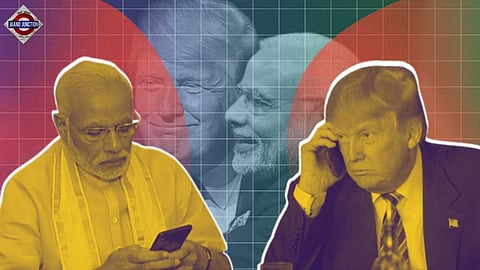 This was PM Modi's first conversation with Trump since his inauguration.