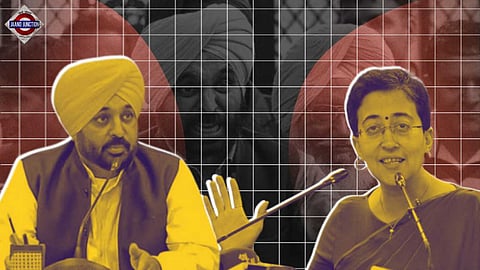 AAP claims raid on Bhagwant Mann's Delhi residence.