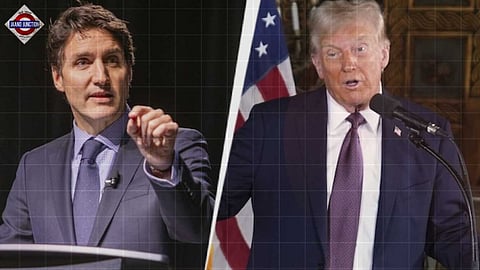 Justin Trudeau hit back at Donald Trump order to impose 25% import tariffs on Canada.