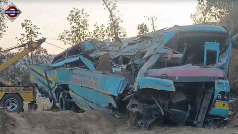 7 dead as Bus Falls Into 200-Foot Gorge On Nashik-Gujarat Highway.