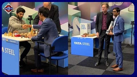 R Praggnanandhaa beats D Gukesh to win Tata Steel Masters.