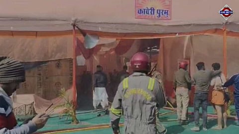 Another fire breaks out at Maha Kumbh, over 20 tents burnt, devotees panic