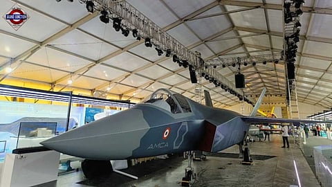 India unveils Advanced Medium Combat Aircraft in Bengaluru.
