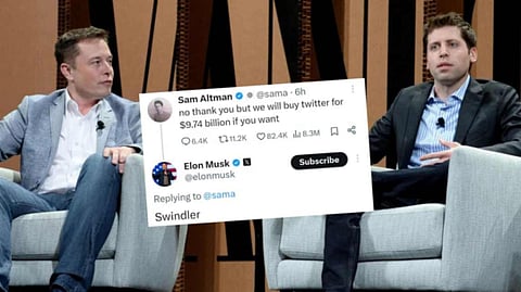 Elon Musk offers $97 billion to buy OpenAI, Sam Altman rejects it and mocks him saying we will buy X for $9B