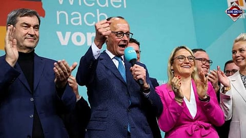 German conservative candidate for chancellor and Christian Democratic Union (CDU) party leader Friedrich Merz.