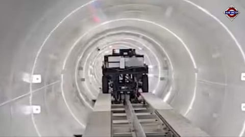 India's first hyperloop test track. Delhi to Jaipur in 30 minutes?