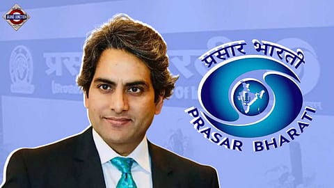 Prasar Bharati signs mega deal with Sudhir Chaudhary.