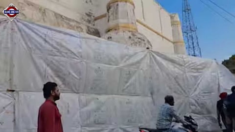 10 mosques to be covered with plastic sheets and tarpaulins in UP's Sambhal.