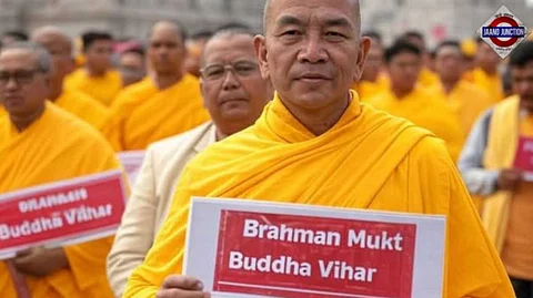 Global Petition Gains Momentum as Buddhist Monks Demand Control of Mahabodhi Temple in Bodh Gaya